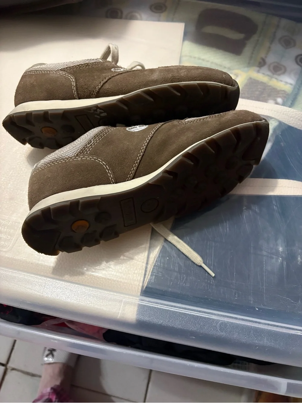 Boys Neutrals Tan Athletic Sneakers